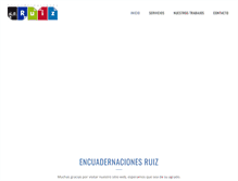 Tablet Screenshot of encuadernacionesruiz.com